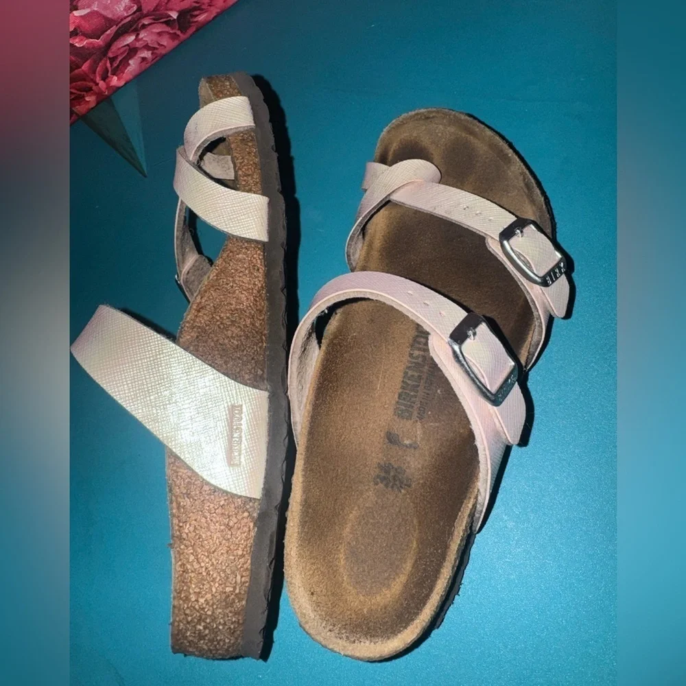 Birkenstock Mayari Birko-Flor pearl